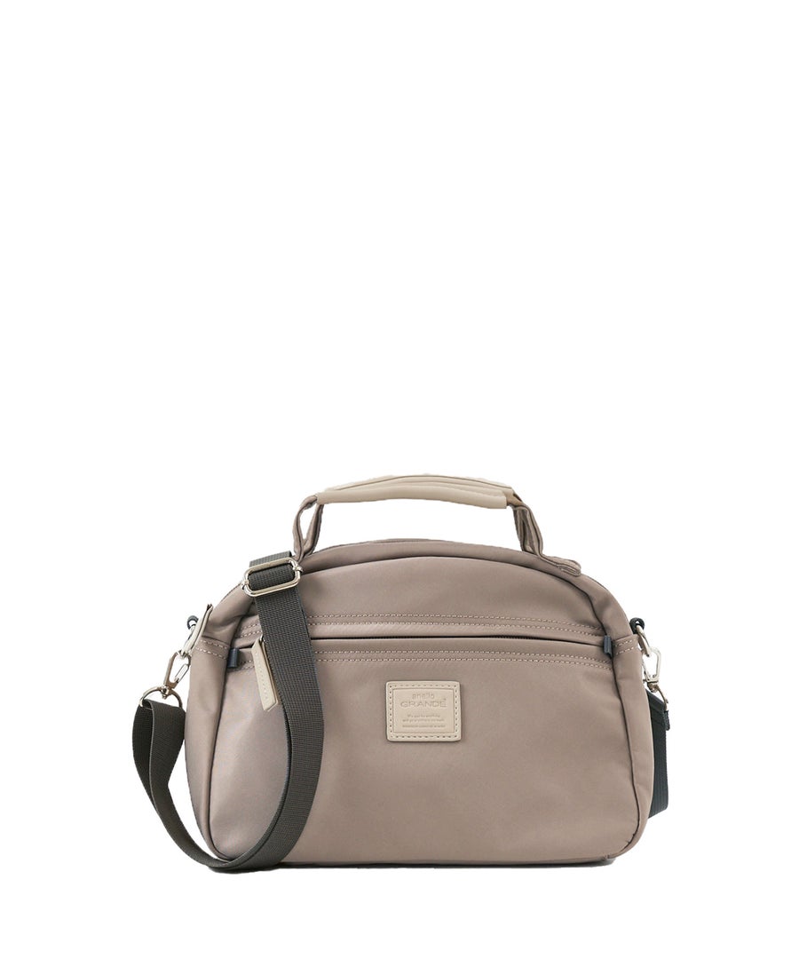 anelloGRANDE アネログランデ  motte モッテ ナイロン 2WAYミニボストンバッグ 撥水 軽量 A5 2WAY カジュアル お出かけバッグ GGM1133 グレーベージュ
