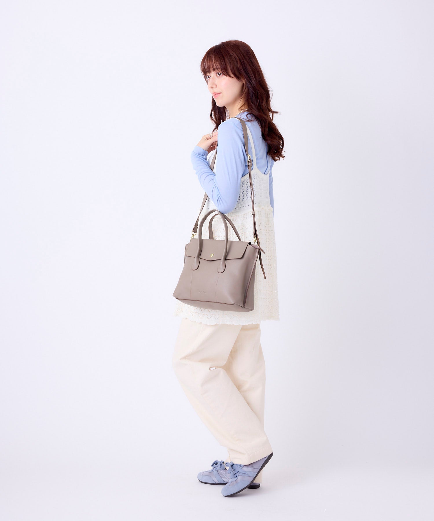 Legart　Largo　LH-W0182　かるいかばん　かるいかばんDuo　トートバッグ　軽量　A5　2WAY　レッドブラウン