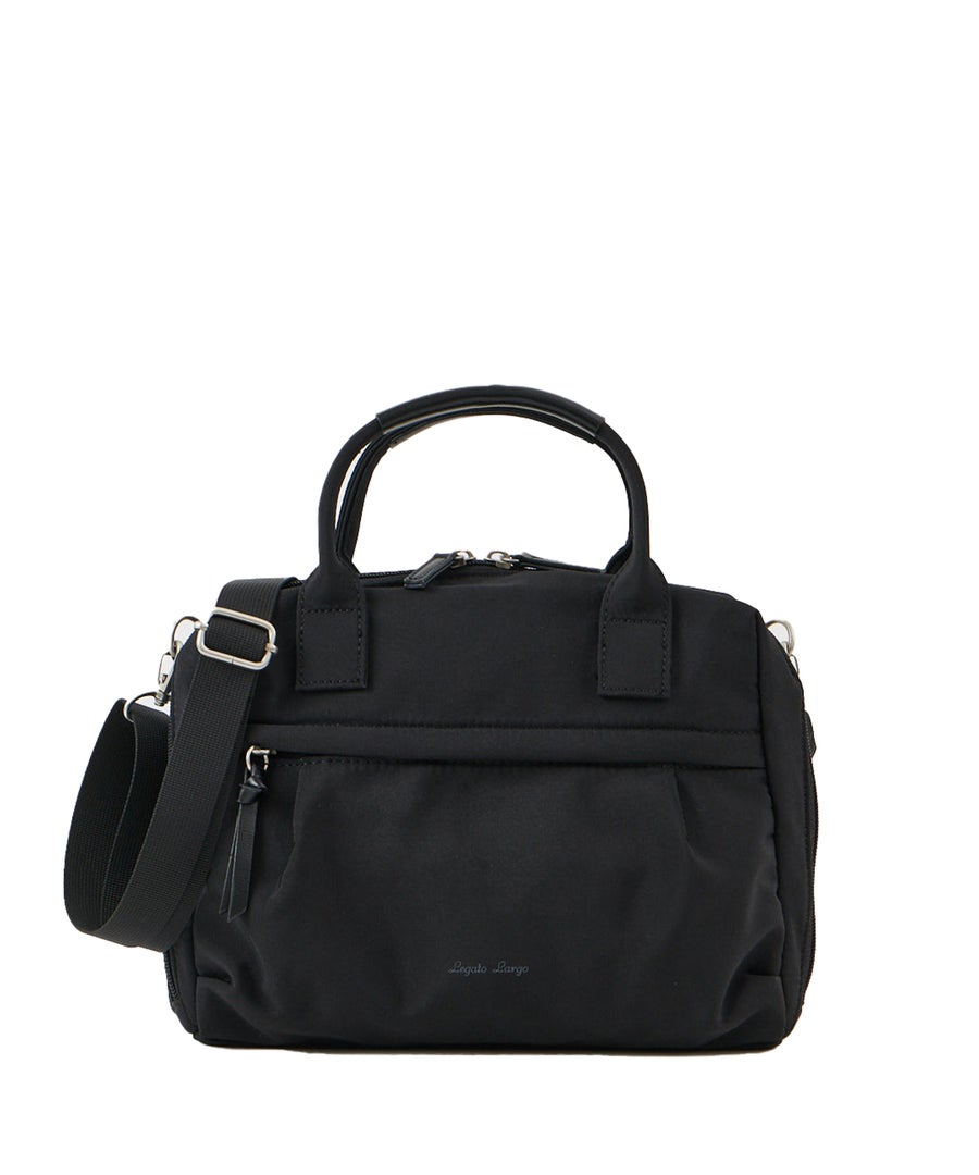 Legato Largo レガートラルゴ ショルダーバッグ A5 撥水 2WAY お出かけバッグ ペットボトル収納可能 FULL BAG LH-W0232 ブラック