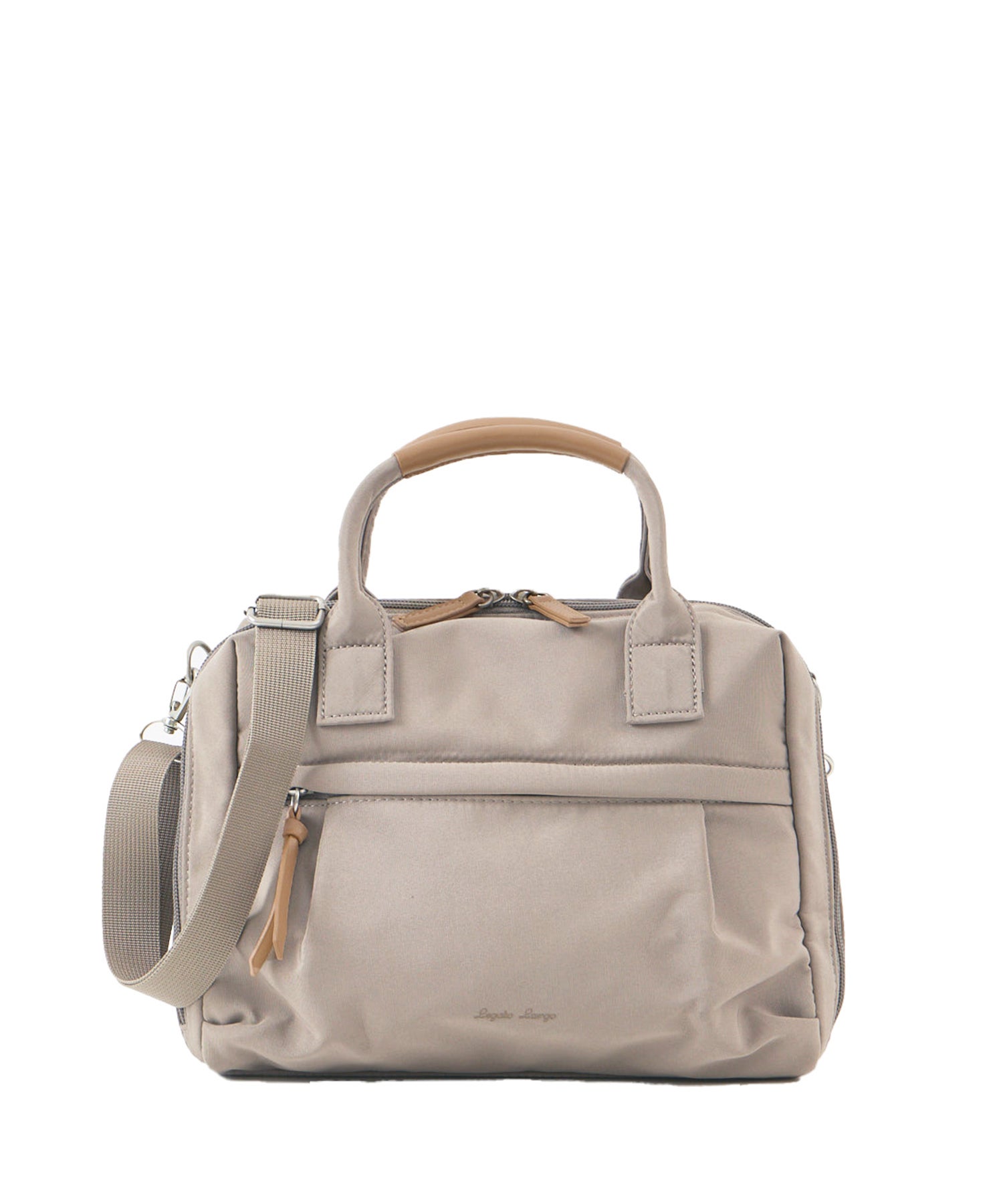 Legato Largo レガートラルゴ ショルダーバッグ A5 撥水 2WAY お出かけバッグ ペットボトル収納可能 FULL BAG LH-W0232 グレーベージュ