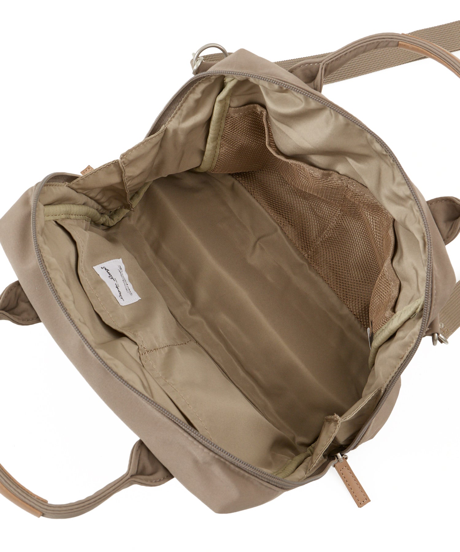Legato Largo レガートラルゴ ショルダーバッグ A5 撥水 2WAY お出かけバッグ ペットボトル収納可能 FULL BAG LH-W0232 グレーベージュ