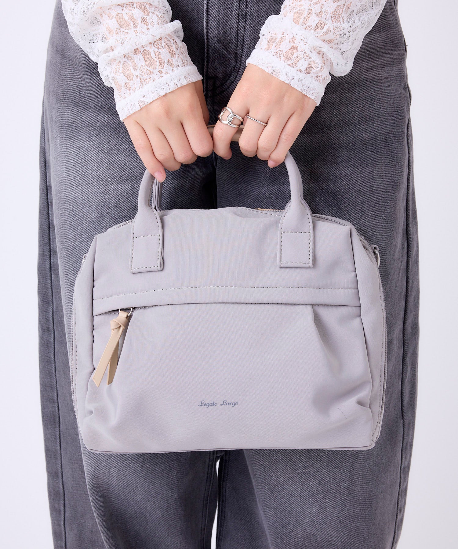 Legato Largo レガートラルゴ ショルダーバッグ A5 撥水 2WAY お出かけバッグ ペットボトル収納可能 FULL BAG LH-W0232 