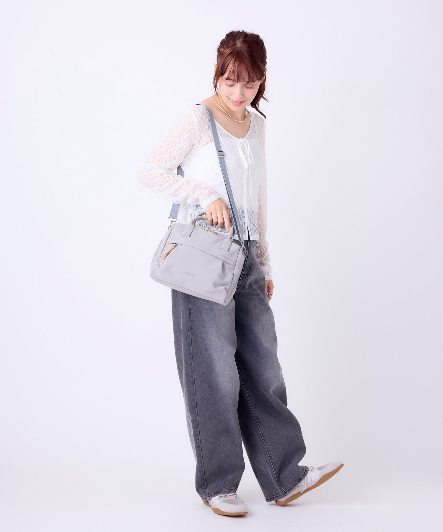 Legato Largo レガートラルゴ ショルダーバッグ A5 撥水 2WAY お出かけバッグ ペットボトル収納可能 FULL BAG LH-W0232 