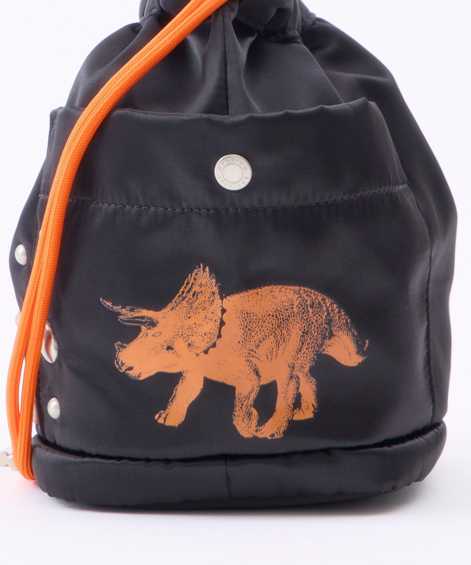 SAIB0001 巾着ショルダーバッグ シュライヒ Schleich 恐竜 巾着バッグ anello 撥水 サイドポケット