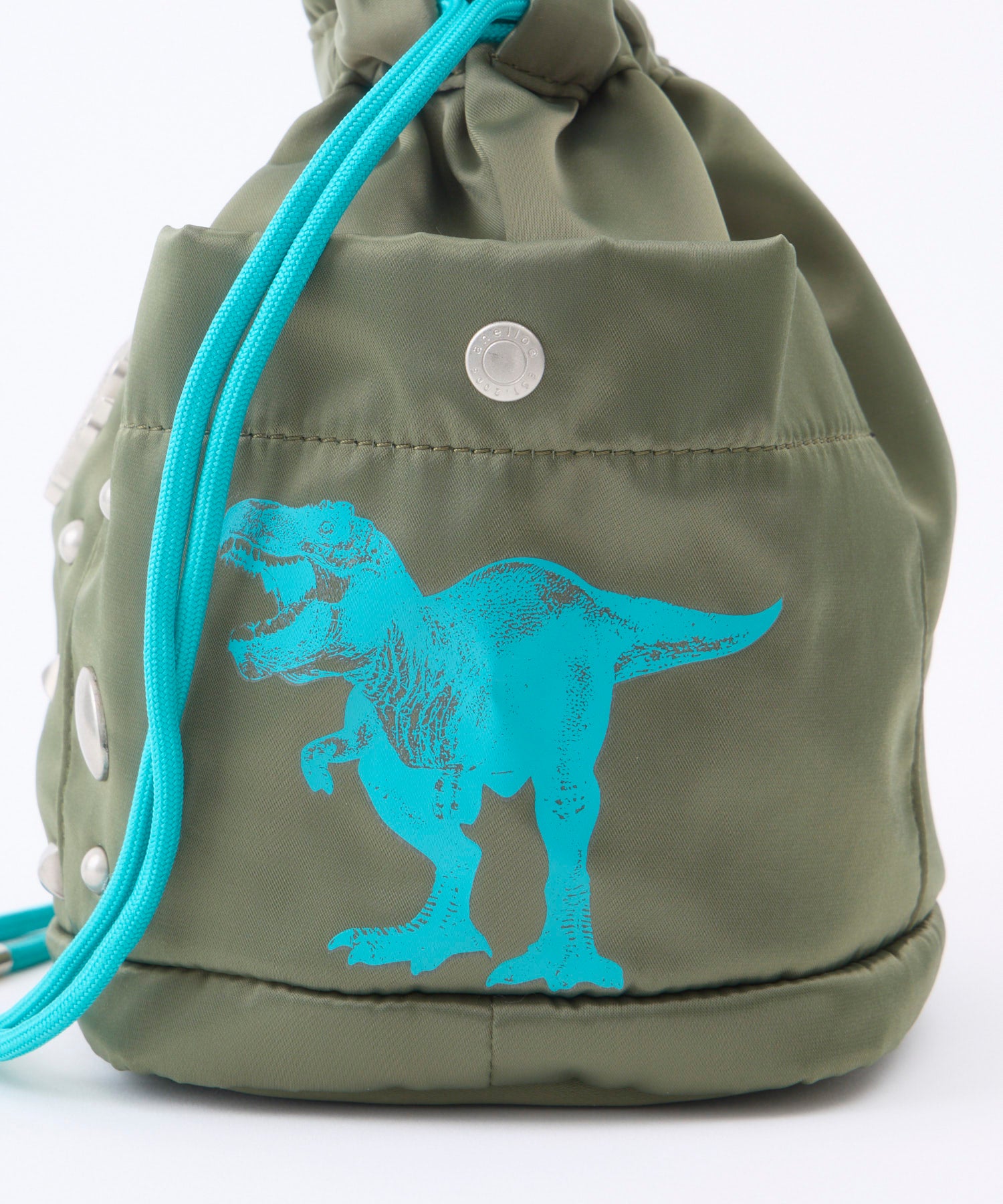 SAIB0001 巾着ショルダーバッグ シュライヒ Schleich 恐竜 巾着バッグ anello 撥水 サイドポケット