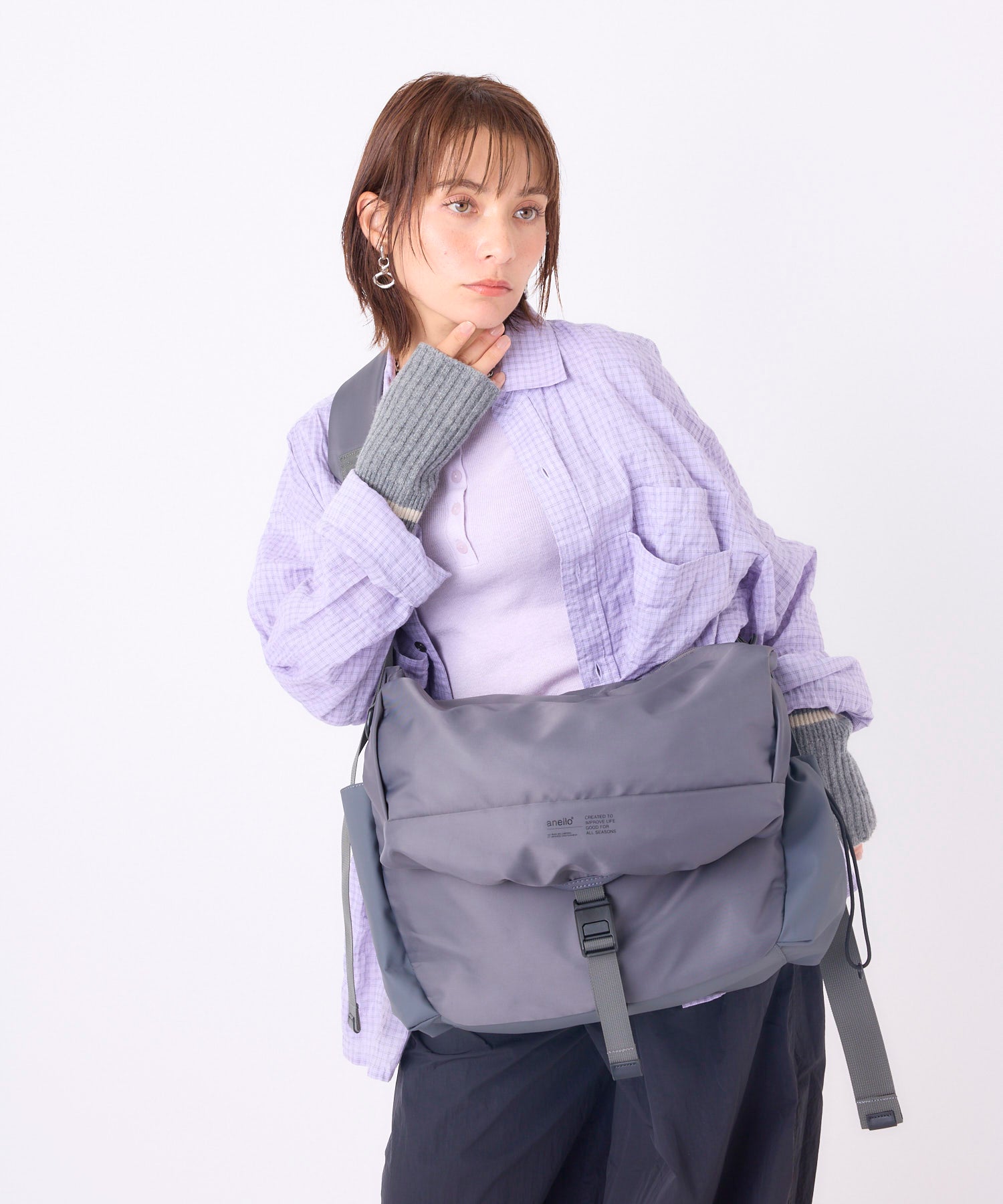 ASB008 メッセンジャーバッグ 公式 Cliente 軽量設計 A4 撥水加工