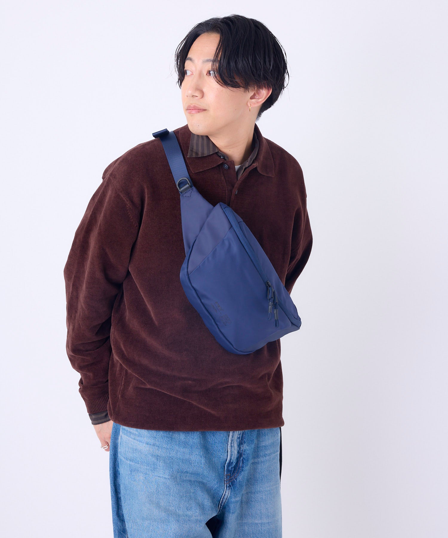 ASB010　ウエストバッグ　公式　Cliente　anello 撥水加工　コンパクト　お出かけバッグ