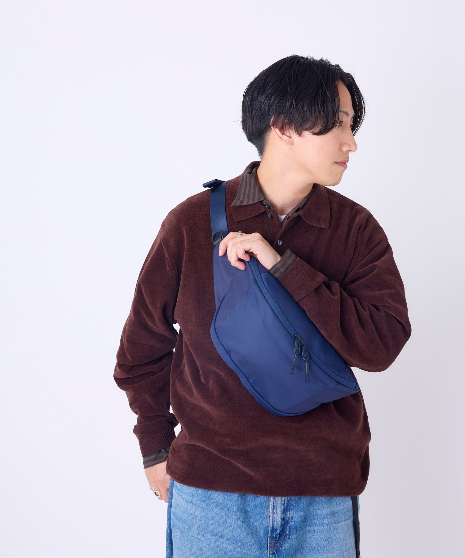 ASB010　ウエストバッグ　公式　Cliente　anello 撥水加工　コンパクト　お出かけバッグ