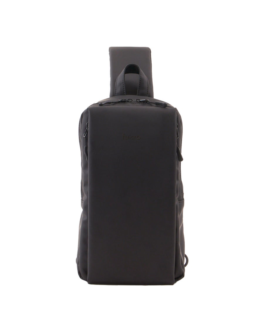 fulcro フルクロ クロスボディバッグ A5 耐水 メンズバッグ ペットボトル収納可能 シンプル Explorer カーム fit-5001 ブラック