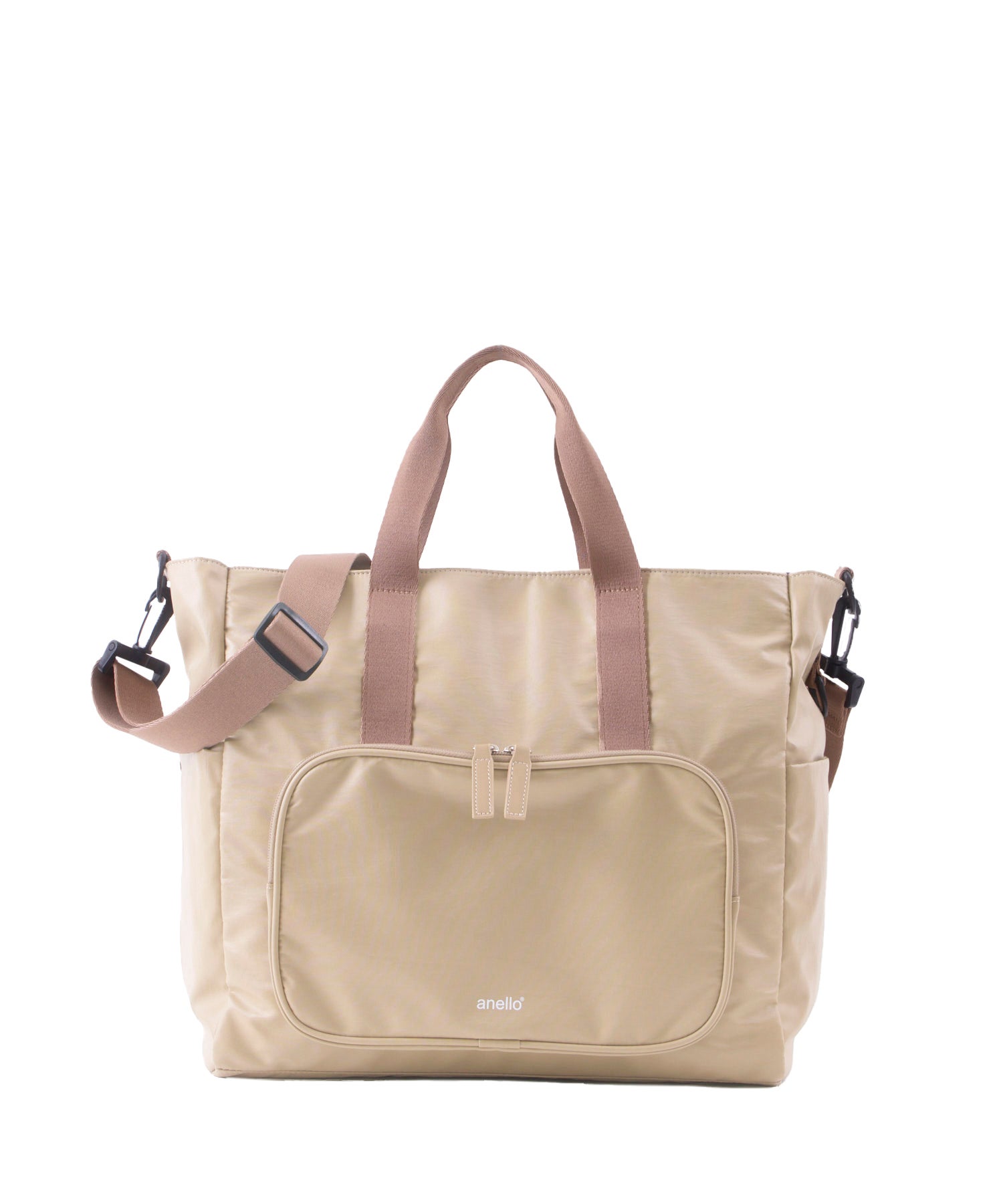 anello アネロ トートバッグ マザーズバッグ A4 撥水 2WAY 通勤バッグ お出かけバッグ LIFE2 ASR004 ベージュ