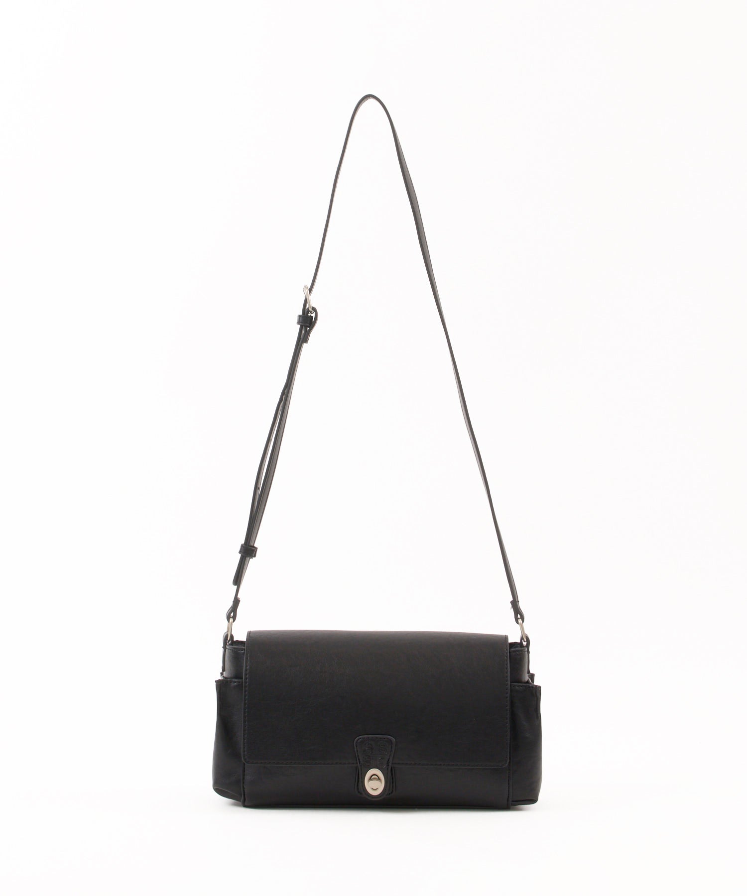 anello アネロ FIT ミニショルダーバッグ A5 ひねり金具 きれいめ 合皮 ユニセックス レトロ EDITOR AGB5232 