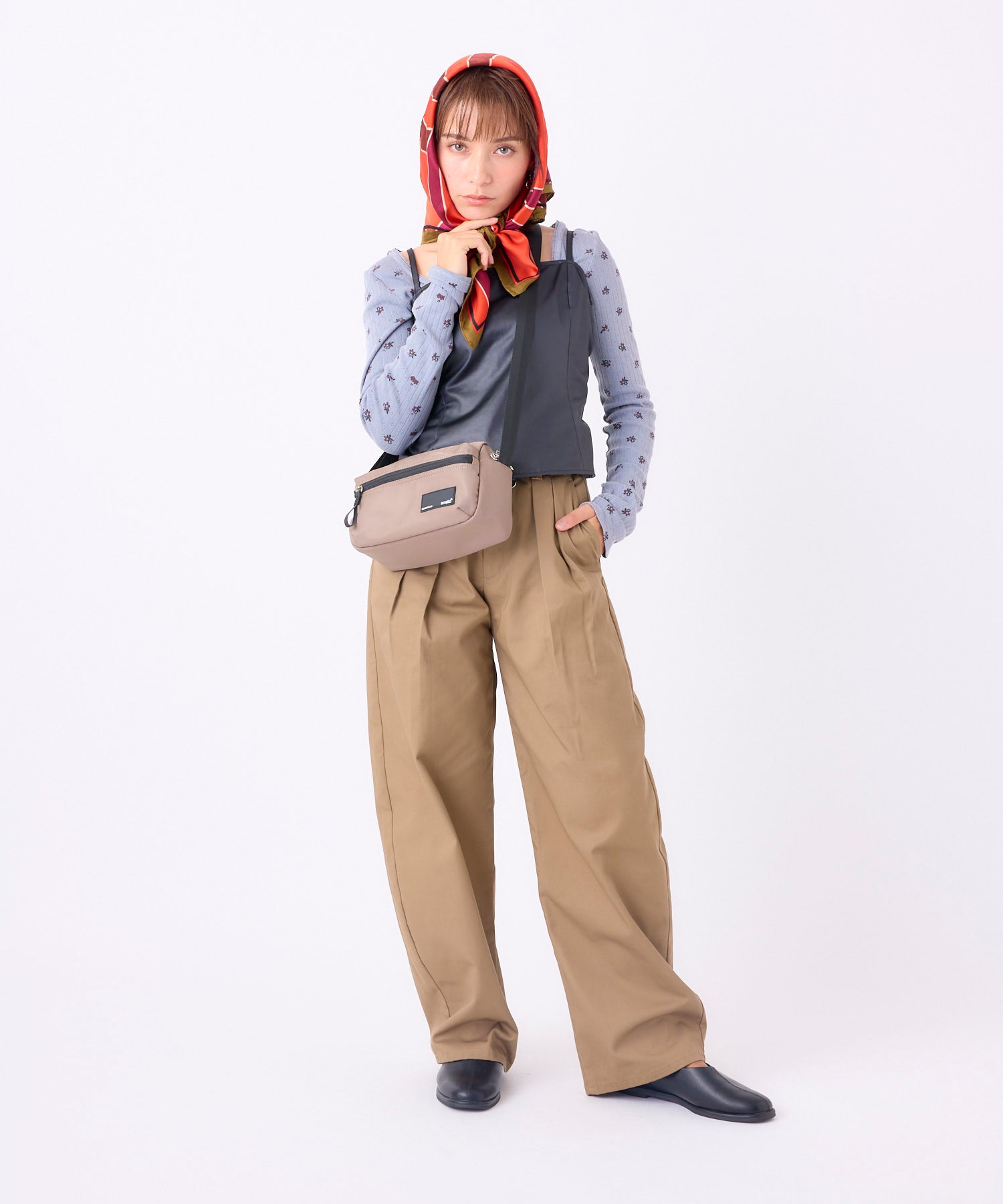 anello アネロ FIT ミニショルダーバッグ 軽量 撥水 ユニセックス シーズンレス お出かけバッグ スタンダード ラボ ATR0481 グレーベージュ