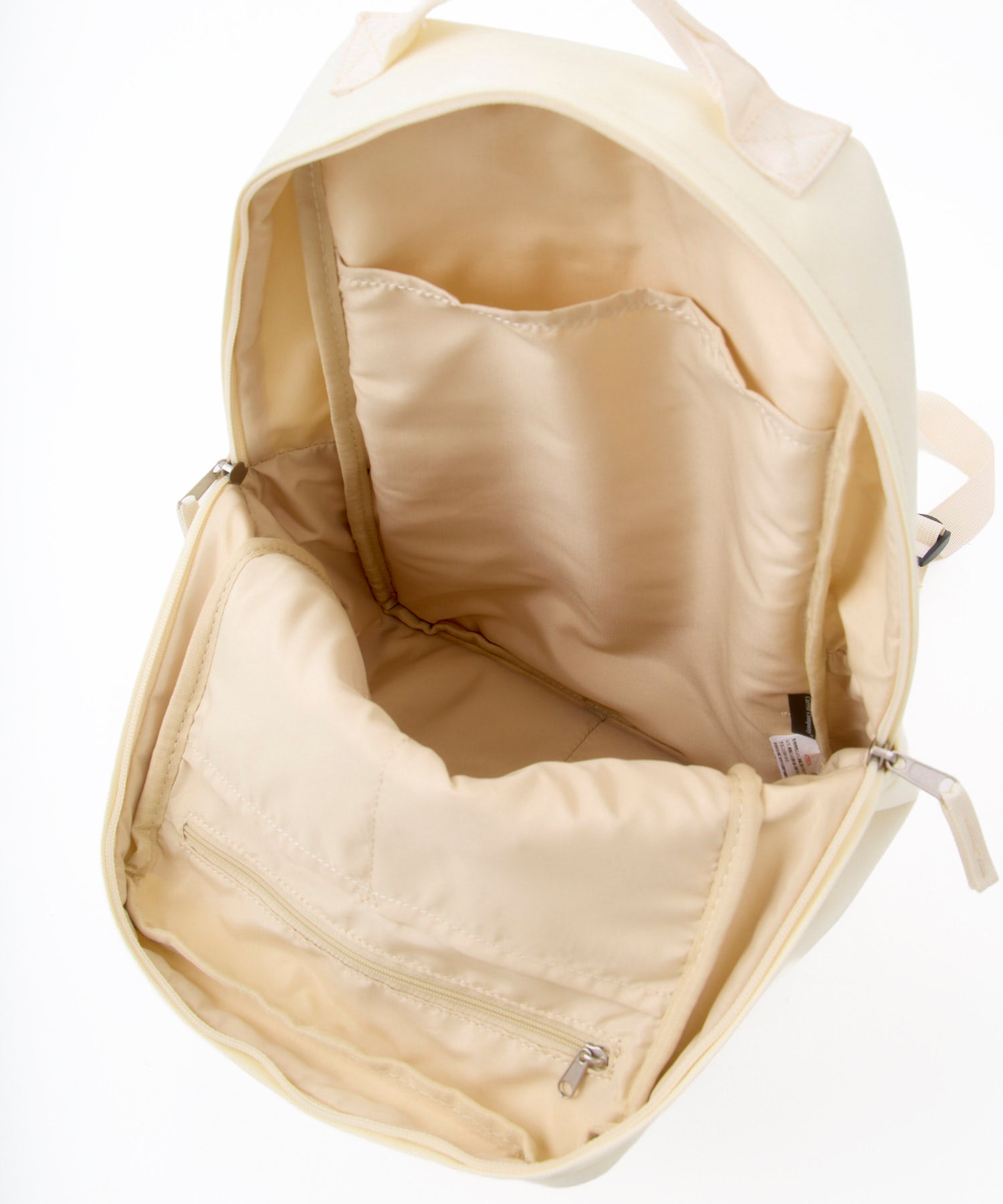 anelloGRANDE アネログランデ リュック 多収納 バックルデザイン A4 撥水 キャリーオンテープ 10L 10ポケット ロモ GHH3644 アイボリー