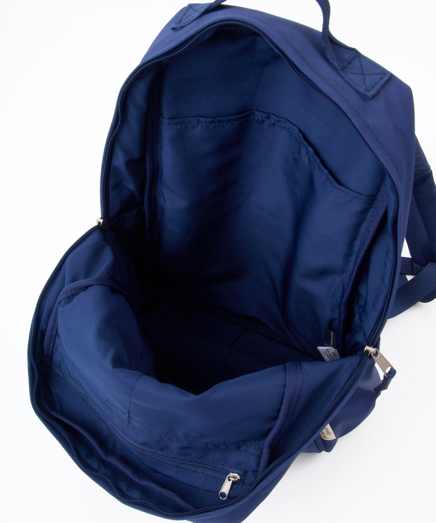 anelloGRANDE アネログランデ リュック 多収納 バックルデザイン A4 撥水 キャリーオンテープ 10L 10ポケット ロモ GHH3644 ネイビー